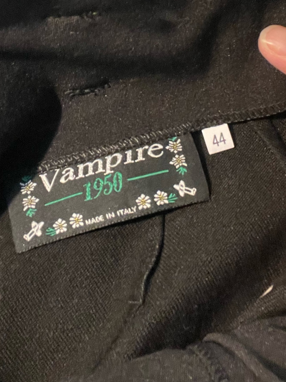 Vampire 1950 stirrup pants made in Italy. Size 44 GUC - Picture 8 of 8